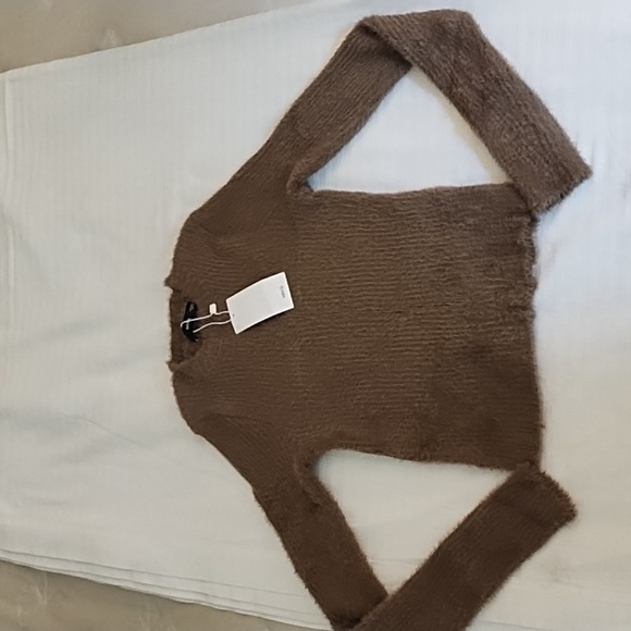 Mango Rib Crop Sweater - Picture 3 of 7